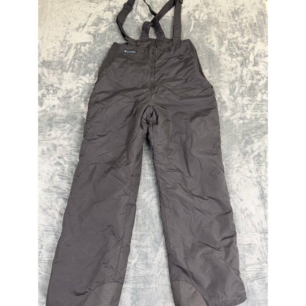 Columbia Womens Black Insulated Snow Bib Overalls Size Large